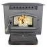 US Stove - 6041 Multi-Fuel Stove on Pedestal - 2,400 Sq. Ft.